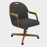 Chromcraft Dining™ MedinaCollection Quick Shipping Chair in Chestnut Finish